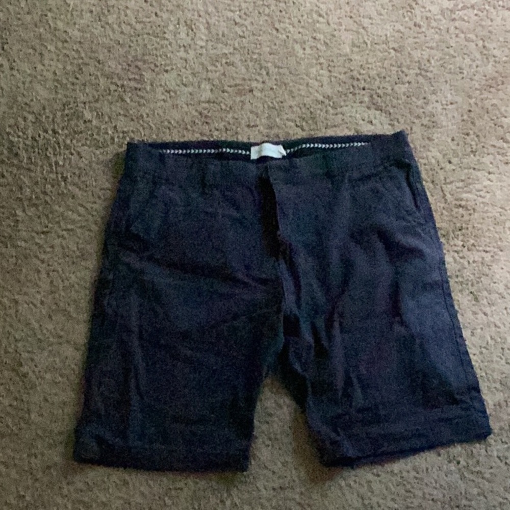 Mens navy blue shorts